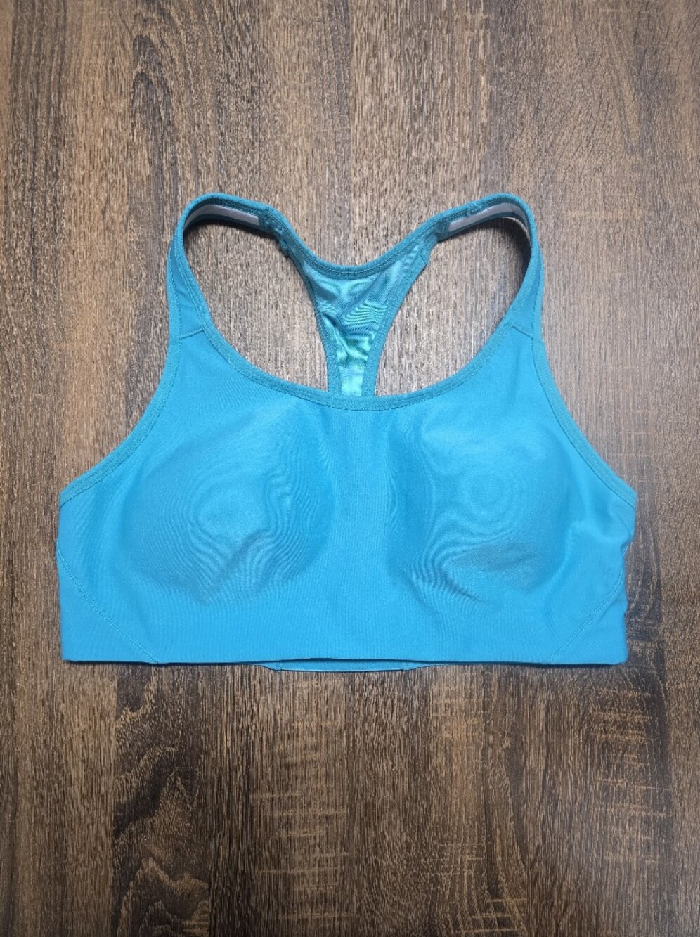 Avia Women's Sports Bra XL 16-18 Turquoise Teal Racerback Padded Athletic
